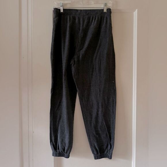 Zara dark gray jogger style sweatpants with ribbed waistband M - Picture 2 of 9